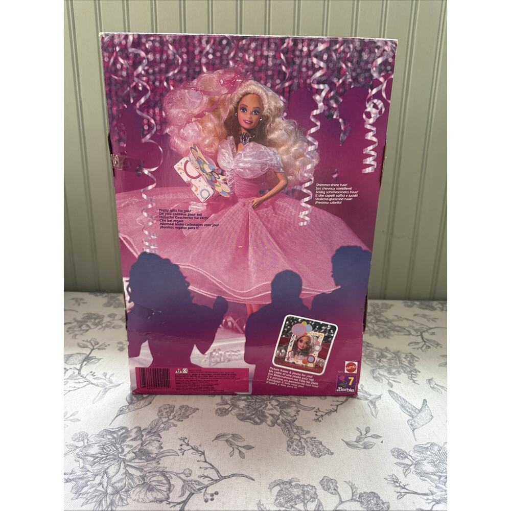 Vtg BARBIE DOLL 1989 HAPPY BIRTHDAY BARBIE EUROPEAN VERSION Ultra Rare Collector - Picture 8 of 12